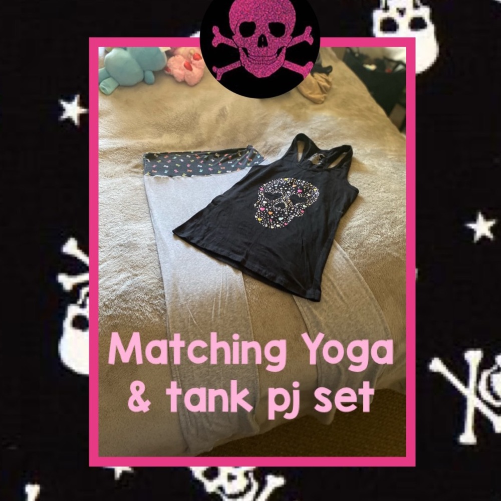 ☪️2-piece tank & yoga pants pajama set☪️
